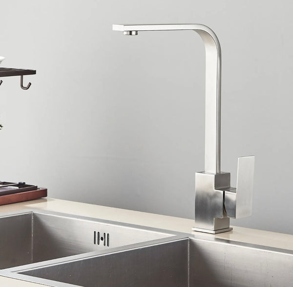 #1580 BRUSHED NICKEL SINGLE FUNCTION KITCHEN FAUCET