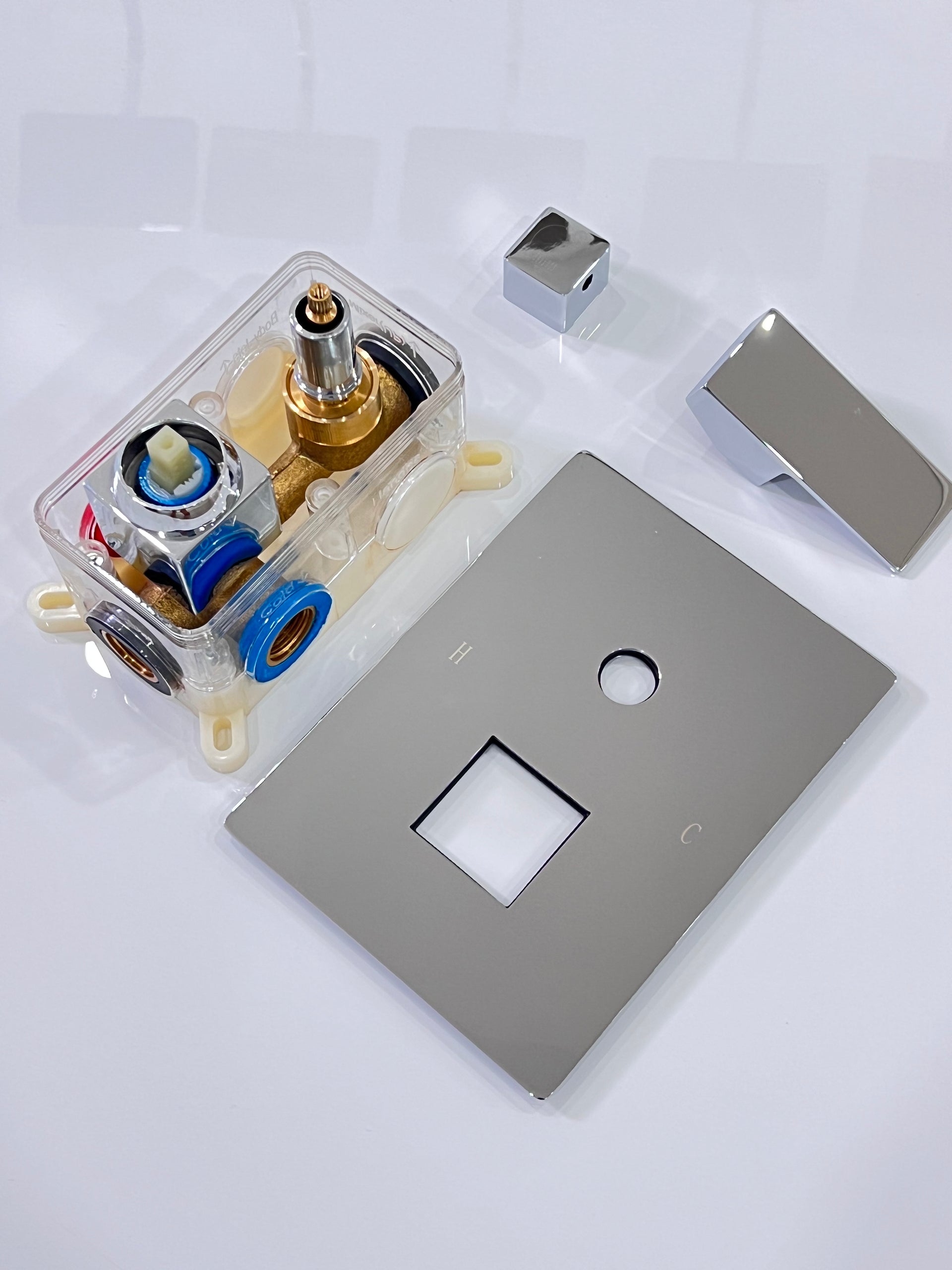 #2002 POLISHED CHROME 2-FUNCTION HOT & COLD SHOWER MIXER ONLY